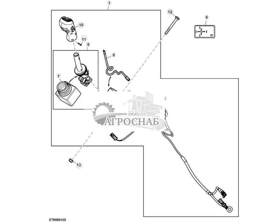 Многофункциональный рычаг, механический ICV, с 2 функциями, с функцией переключения дивертора, с кнопкой Memo 